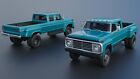 1971 Ford F-750 Crew Cab Model Kit - 1 24 - 3d Printed