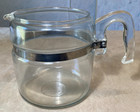 Vintage Pyrex Flameware 7756 Stove Top Percolator Coffee Pot 6-cup Complete