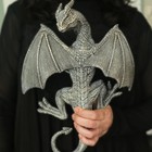 Dragon Winged Gargoyle Fence Hanger Outdoor Wall Decor- Detailed Fence Topper Ha