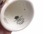 Vintage Crown Victorian Staffordshire England Bone China Dog Sewing Thimble