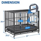 Dog Crate For Medium And Large Dog Heavy Duty Dog Cage Kennel Indoor outdoor