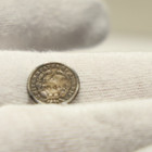 1841 Us Seated Liberty 1 2 Half Dime  holed 