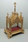 Polished Brass Reliquary House For Your Relic Theca -  23 -  church 