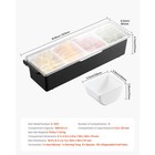 Ice Cooled Condiment Serving Container Garnish Serving Tray For Camping Fruit