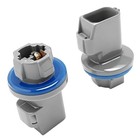 2pcs 2 Pin License Plate Light Socket Rear Tail Brake Lamp Plug For 2004-2021