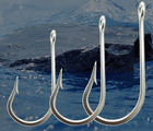 10pcs Saltwater 7691 Fishing Hook Strong Stainless Steel Big Game Tuna Mahi Fish