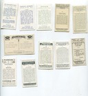 11 Different Mixed English Cigarette Collector Vintage Tobacco Card Lot