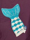 Mermaid Stocking - New - Fin Fun Christmas Soft Plush Gift Bag - Blue Fish Tail