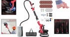 Foldable 1000w Drywall Sander With Adjustable Pole For Clean Sanding   Led Light