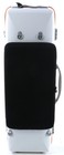 Bam Supreme Ice Hightech Oblong Violin Case - White-orange