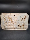 1960s Heavy Embossed Metal Golf Course Sign    no Carts On Tees    Vintage 14  X 9 
