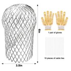 4 Pack Aluminum Downspout Gutter Guard Strainers