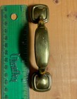 Rare Reclaimed Vintage antique Brass Cabinet Pulls Handles Salvaged Mcm Diy