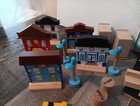 62 Pieces Of Wooden Thomas The Train And Brio Compatible Train Set Accessories