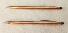 Vintage 1987 Cross Ball Point Pen   Mechanical Pencil Set  4501 Gold Filled 10k