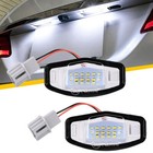 2x Led License Plate Light White For 2003-2017 Honda Accord Sedan 4-door 6000k