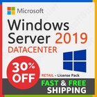 Windows Server 2019 Datacenter Edition License  10 Access Cals - New Sealed Pack