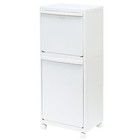 Elp-3521 Propret   X E-labo Multi-level Trash Can With 2 Tiers  White White