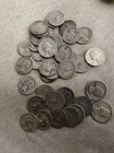 Silver Washington Quarters  Individual 90  Mixed Dates 1934 -1964 Avg Circ