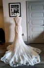 Lillian West  6521 Wedding Gown Dress Ivory Size 10 New W tags