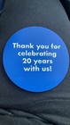 Dutch Bros Coffee Fresno 20th Anniversary Limited Edition Stand Sticker  206 