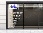 Custom Vinyl Lettering Window Decal Shop Storefront Business Name