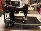 Singer 221 Featherweight Sewing Machine Vintage antique  Tested Working