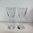 Baccarat Vega Fortissimo Crystal  Wine Glass  Clear 2set With Box