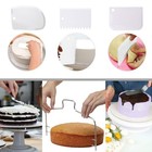 Cake Decorating Turntable cake Supplies With 7 Pcs  White 