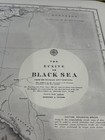 British Admiralty Chart 2214 Black Sea Nautical Map 1950s Vintage Large