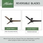 Hunter Fan 52 In Casual Premier Bronze Outdoor Ceiling Fan W Pull Chain 3 Blade