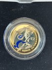 2002 Royal Mint Silver Proof Piedfort   2 Pound Coin Scottish Commonwealth Games