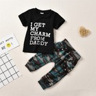 Newborn Toddler Infant Baby Kids Boys Clothes T-shirt Tops pants Outfits Set