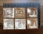 Inside A Home Parlor Stove   Antique Furniture   Decor Lot Of 8 Vintage Photos