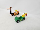 Brio World Wooden Railway Forklift Tow Truck W  Figure Train Tank Engine Vguc