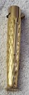 Vintage Colibri Butane Tamper Clip Pipe Cigarette Diamond Cut Gold Tone Lighter