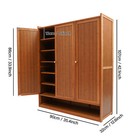 42 1  Tall Shoe Storage Cabinet 7-tier Sneaker Organizer With Doors For Entryway