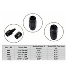 4pcs 4an 6an 8an 10an 12an Straight Swivel Hose End Fitting Adaptor For Cpe Hose