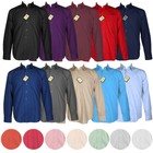 Men s Dress Shirt Formal Long Sleeve Button Up Classic Fit Pocket Dress Shirt