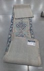 Blue   Beige 2 -3  X 11 -0  Back Stain Rug  Reduced Price 1172811424 Apn504a-211