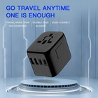 Universal Travel Adapter Converter International Wall Charger Ac Power Plug Usb