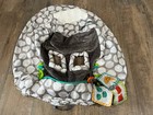 Boppy Preferred Shopping Cart And Restaurant High Chair Cover - Gray Jumbo Dots