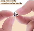 50 Pairs Silver Pin Backs Replacement For Craft And Jewelry Making