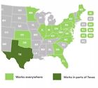 Sunpass Pro E-zpass Is Accepted Transponder Toll Program Florida And 21  States