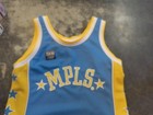 Nba Harwood Classics Lakers Mpls Jersey Dress Size Small Light Blue