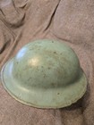 Ww1 Us  Helmet 10th Balloon Company Very Rare Blue gray Color Chinstrap Liner 