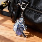 Genshin Impact Dottore Cool Boy Anime Acrylic Keyring Comic Exhibition Gifts   