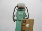 Unmarked Green Glass Wine Bottle With Porcelain Stopper