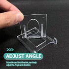  6 Pcs Picture Easel Adjustable Card Holder Display Stand For Plate