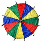  Kids Play Parachute 12 Ft  16ft  20 Ft  Rainbow Parachute Toy Tent Game For 
